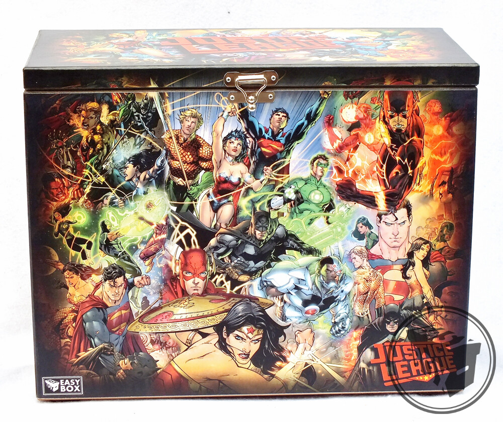 Justice League - Large Comic Book Hard Box Chest MDF