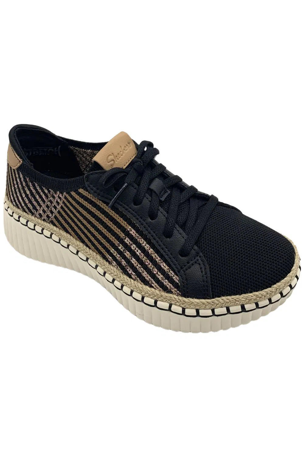 Skechers Women's Wilshire Blvd Washable Vegan Sneakers Black