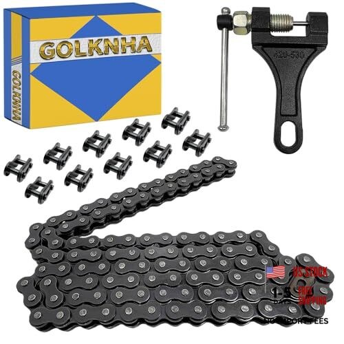 415H-110L Heavy Duty Chain for 49Cc, 60Cc, 66Cc, 80Cc 2-Stroke Motorized