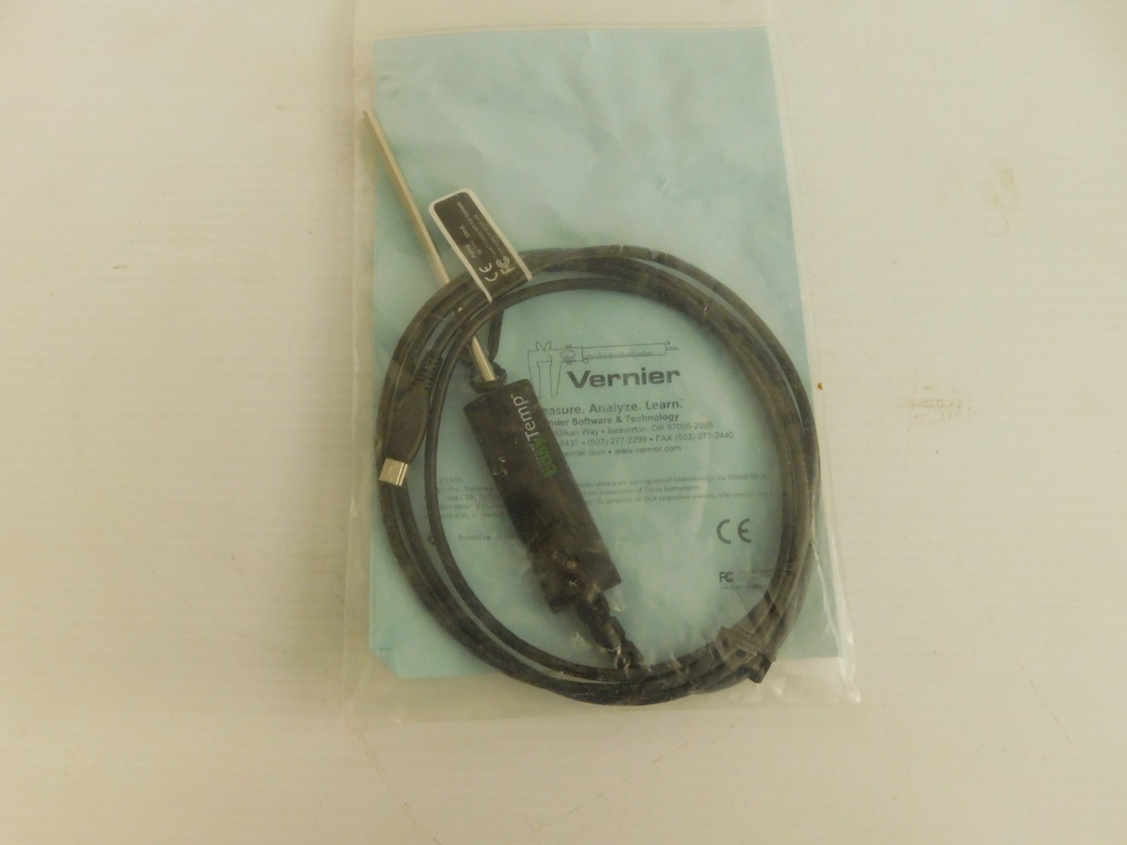 VERNIER EASYTEMP EZ-TMP TEMPERATURE SENSOR (GSW96)