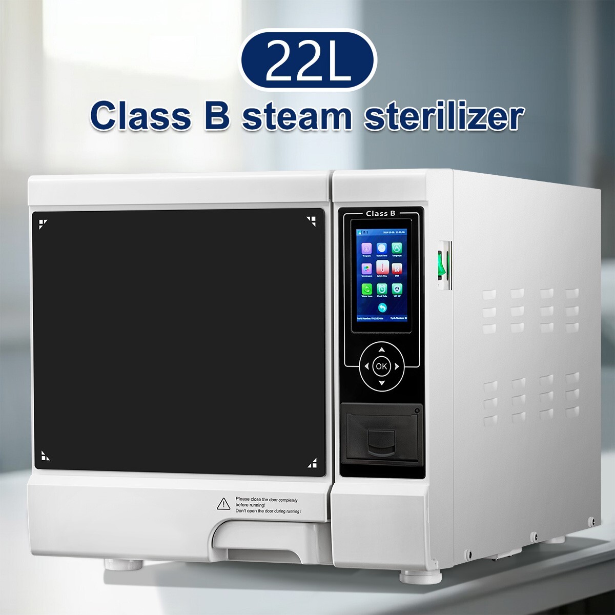Dental Class B Lab Autoclave Steam Sterilizer/Unit Chair Computer Controlled A1