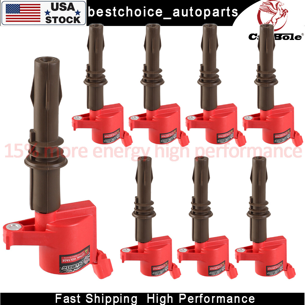 DG521 8X Ignition Coil Pack For Ford F-150 Expedition 4.6L 5.4L V8 8L3Z12029A