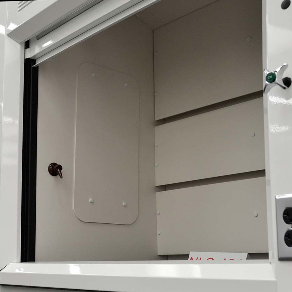 4' Laboratory Bench Fume Hood w/ Dual Sash / General Storage / E1-018-2