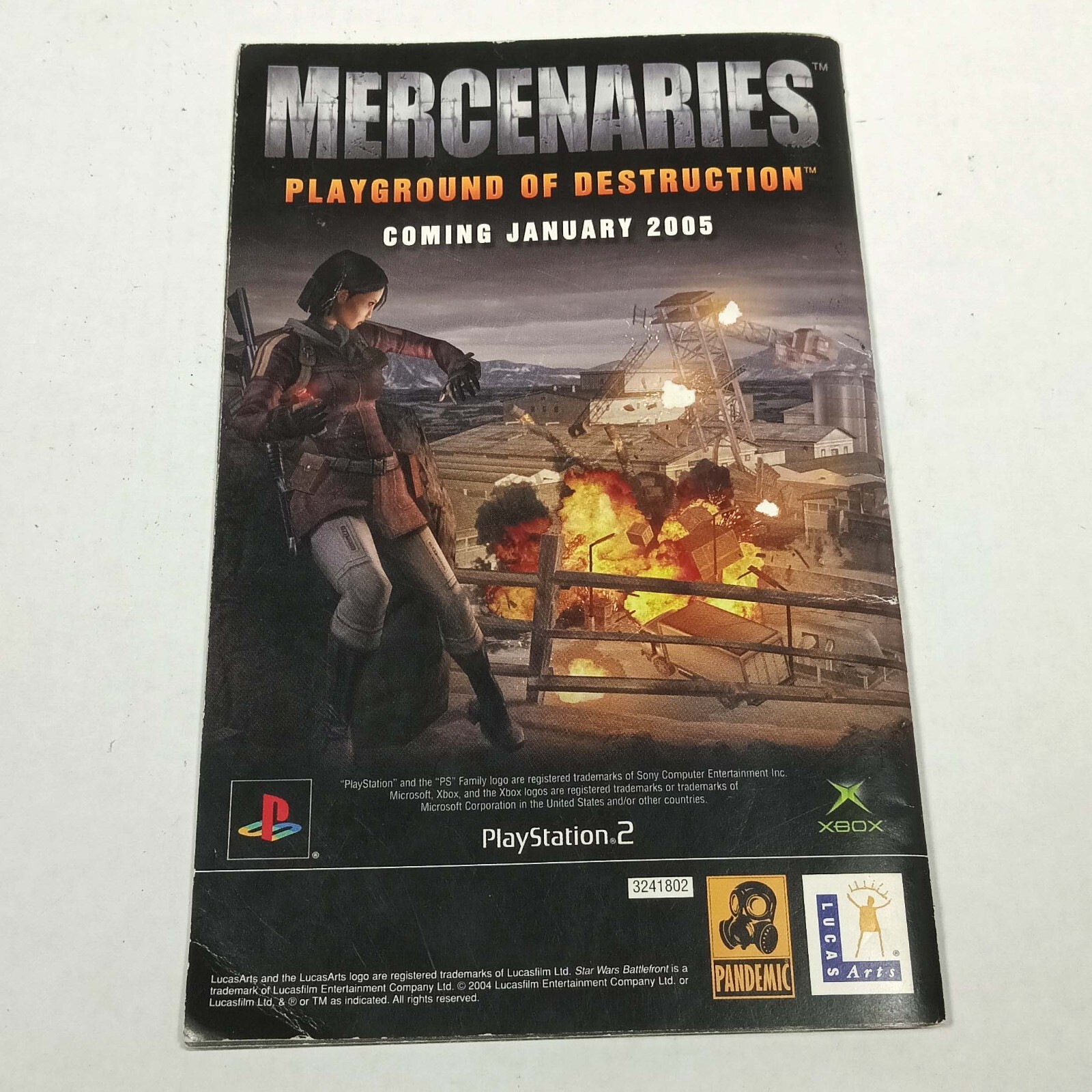 Star War Battlefront Manual Only For Windows PC 2004