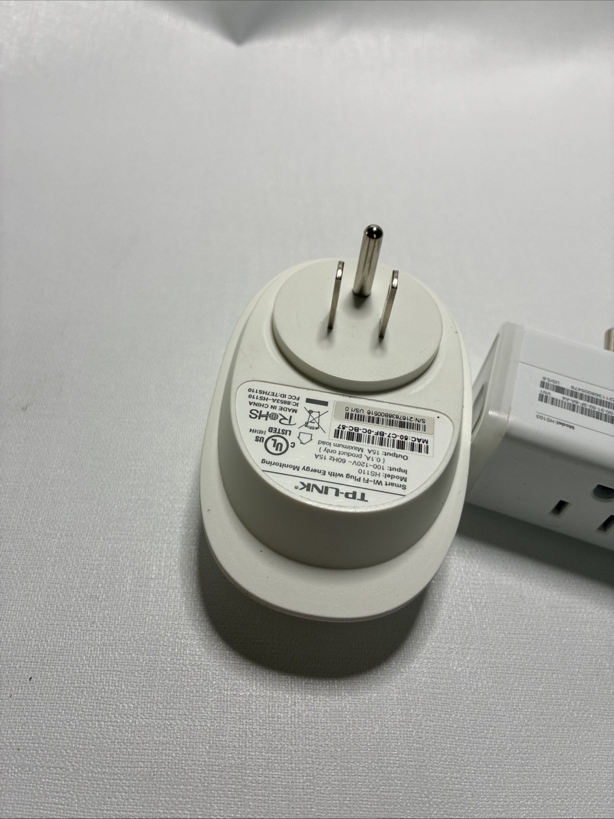 TP-Link Kasa HS103 Smart Wi-Fi Plug & HS110 Plug