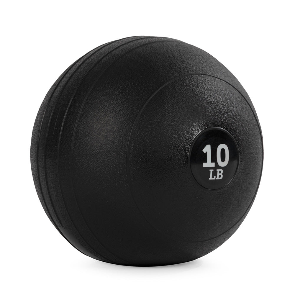 Titan Fitness 10 LB Rubber Slam Ball, Dead Weight Ball Absorbs Impact