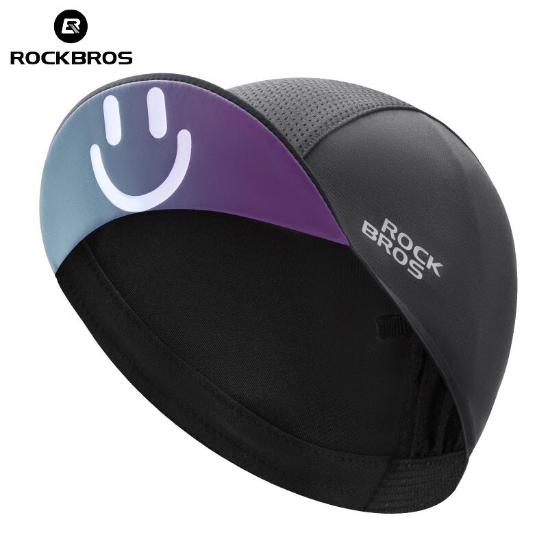 ROCKBROS Cycling Cap Bike Hat Cool Helmet Cap Breathable Ice Silk Quick Drying