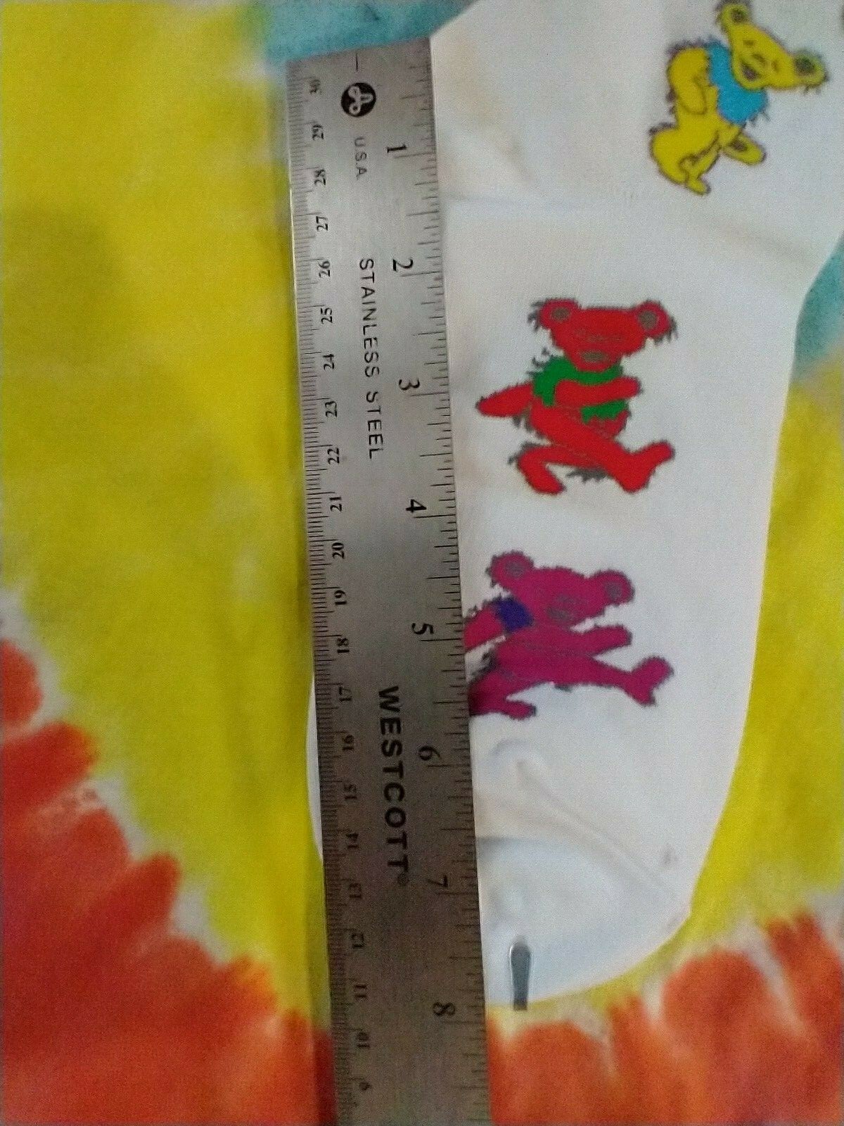 Grateful Dead Women's Ladies White Dancing Bear Socks