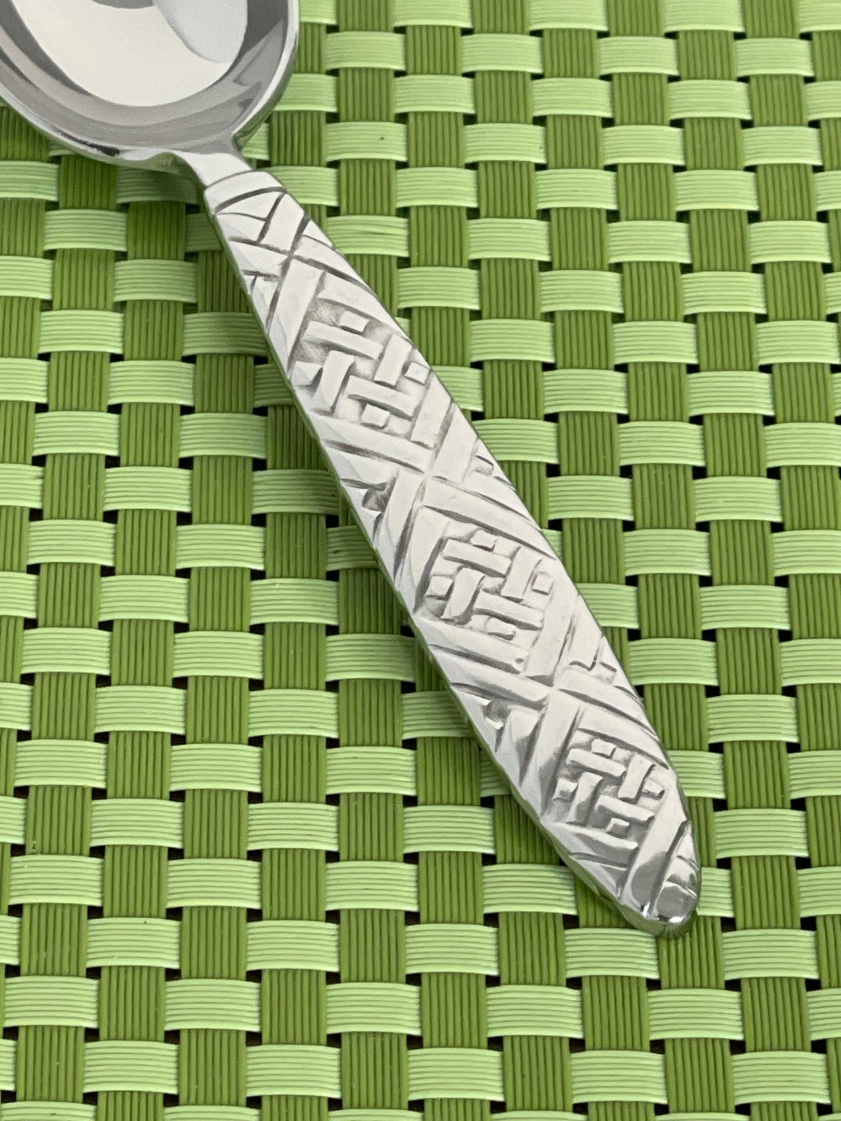 Reed & Barton ENGLISH BRAID Stainless Teaspoon Glossy Flatware - 6 1/2"