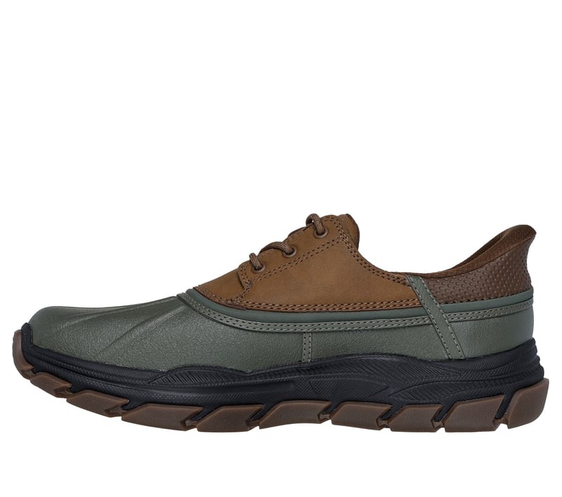 Skechers x John Deere Men's Slip-ins Respected - Tanzier Olive/Brown - 256002-OL