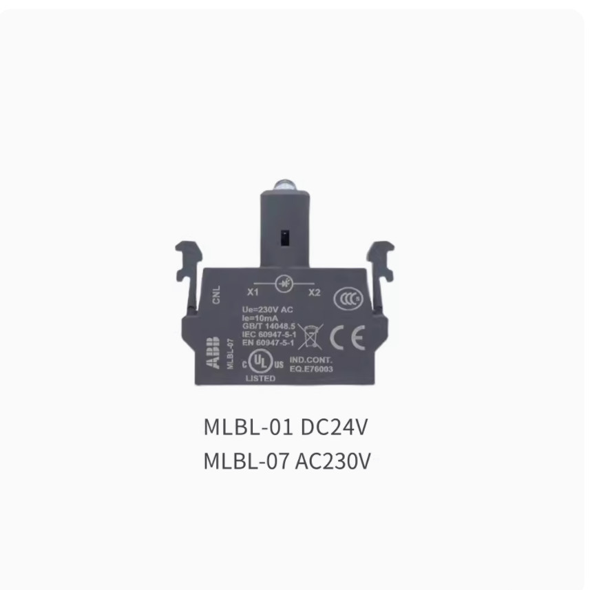 1PC New ABB Lamp holder MLBL-01W white DC24V #LL