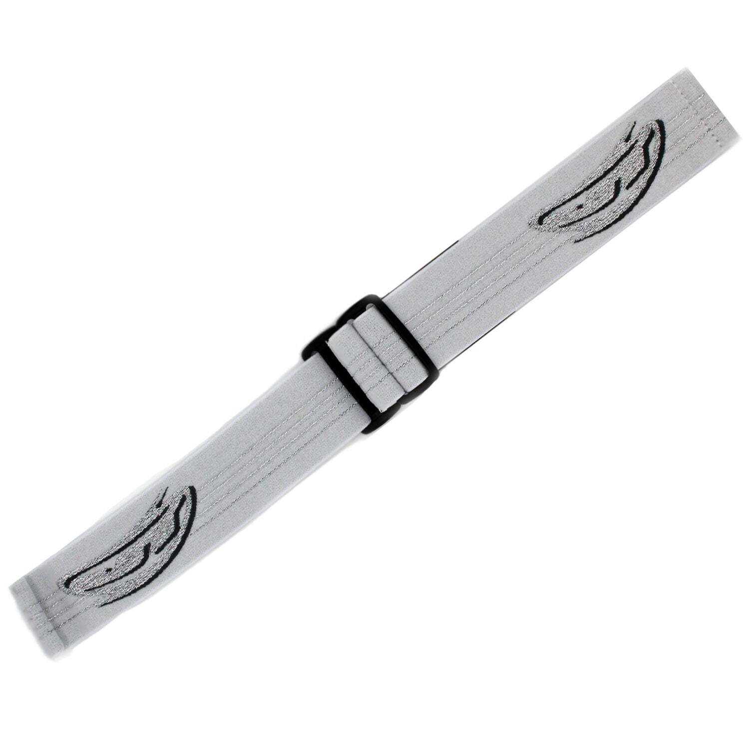 JT Spectra Proflex Woven Goggle Strap - Glitter White / Silver LE