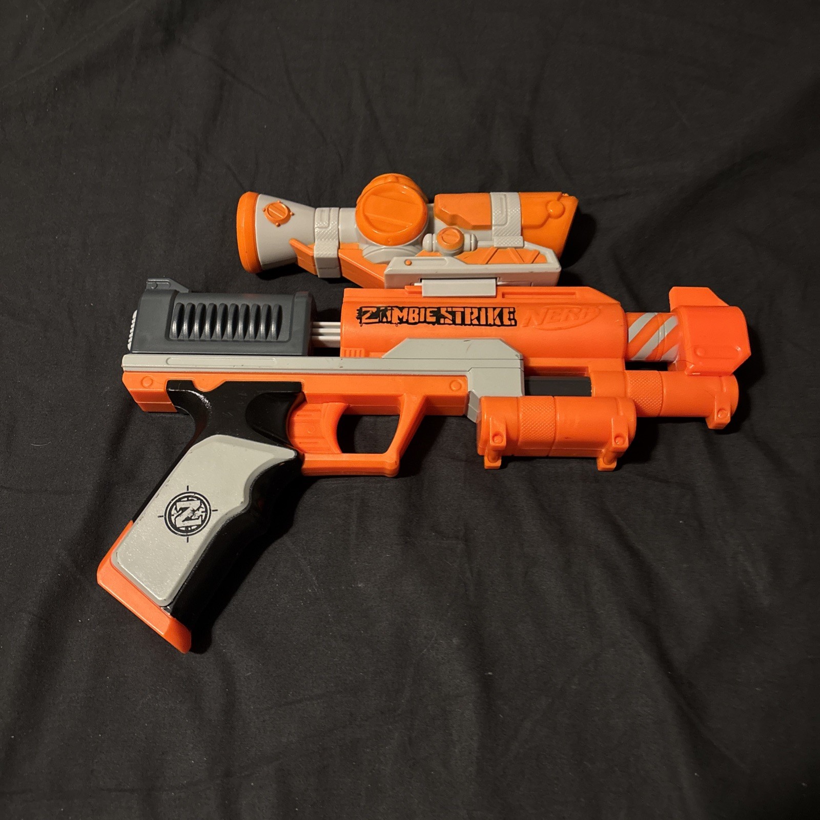 Nerf Zombie Strike Clear Shot with Scope - Tested Working (2009)