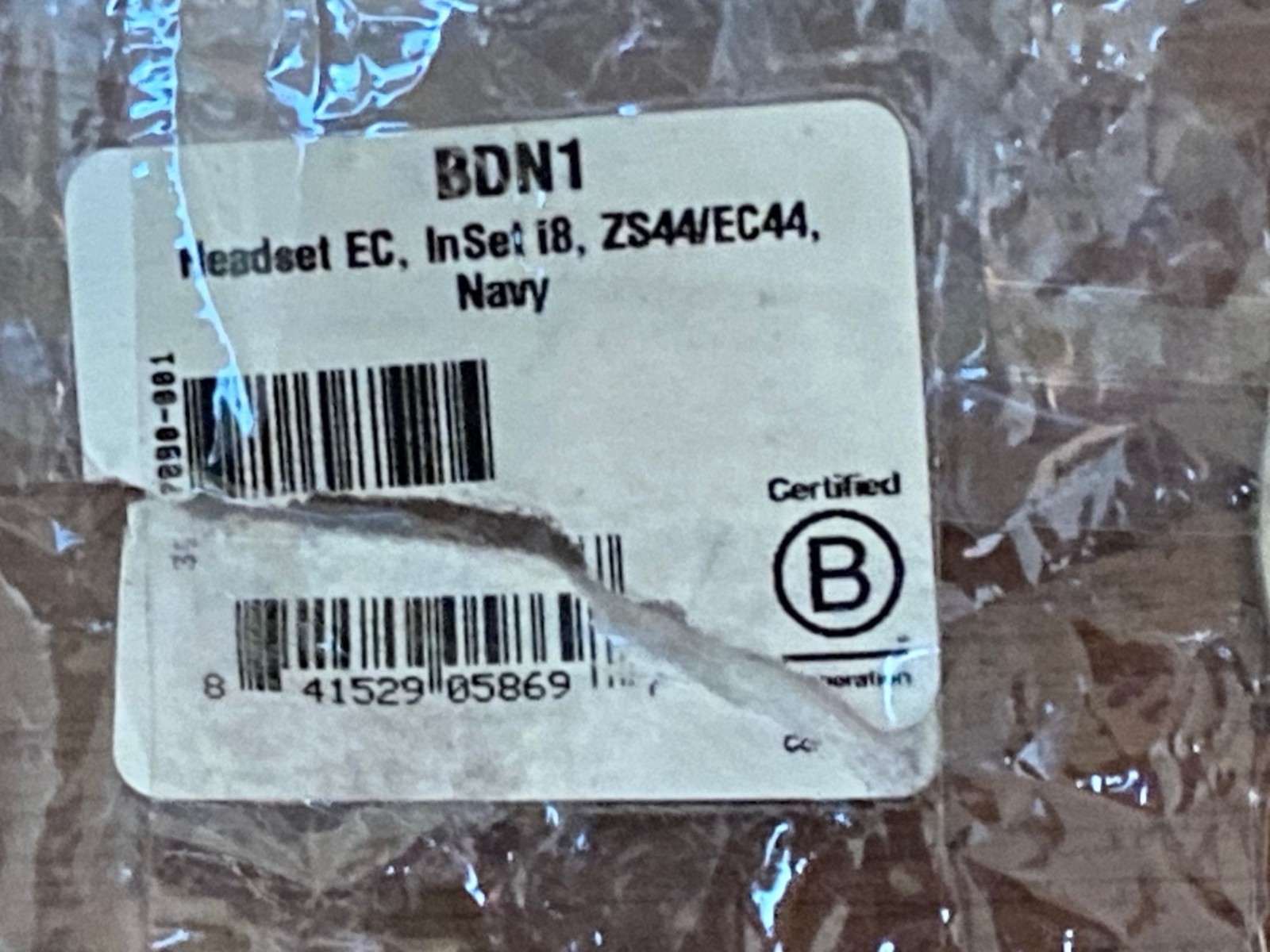 Chris King NoThreadSet™ Headset (Navy) ZS44/EC44 (NEW) with open package.