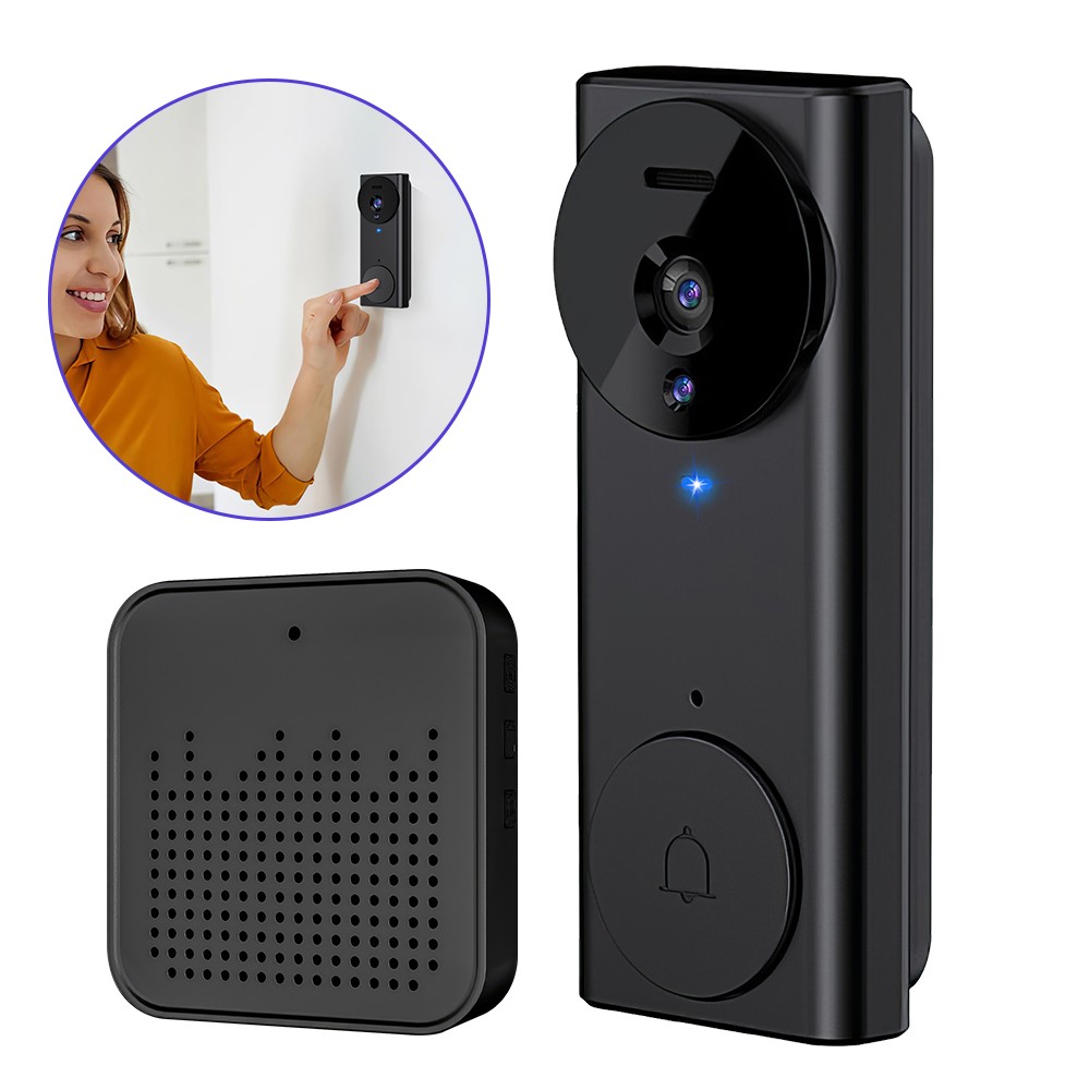 Smart WiFi Video Doorbell Wireless Door Bell Phone Ring Intercom Security Camera