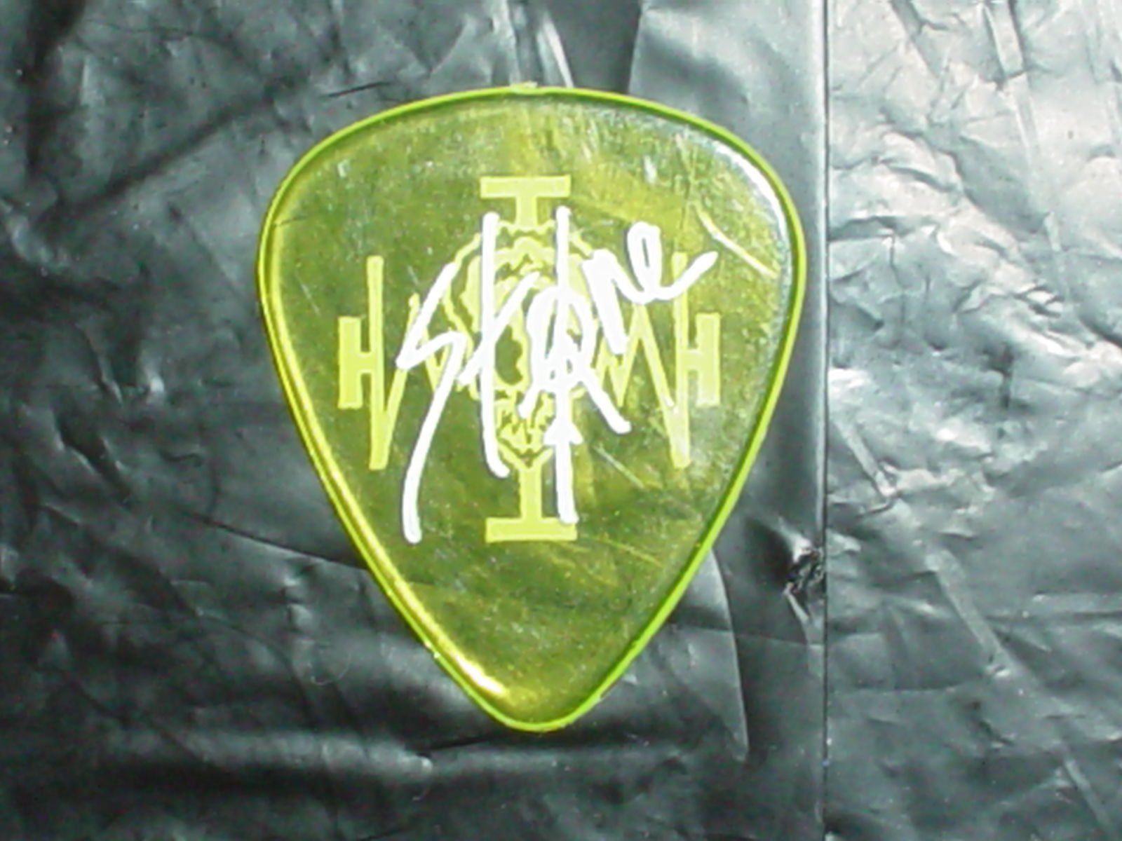 QUEENSRYCHE Logo & Mike Stone Signature 2005 MINDCRIME Concert Tour GUITAR PICK