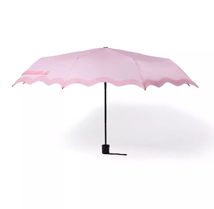 Target Bullseye's Playground Travel Compact Umbrella - Pink (NWT)