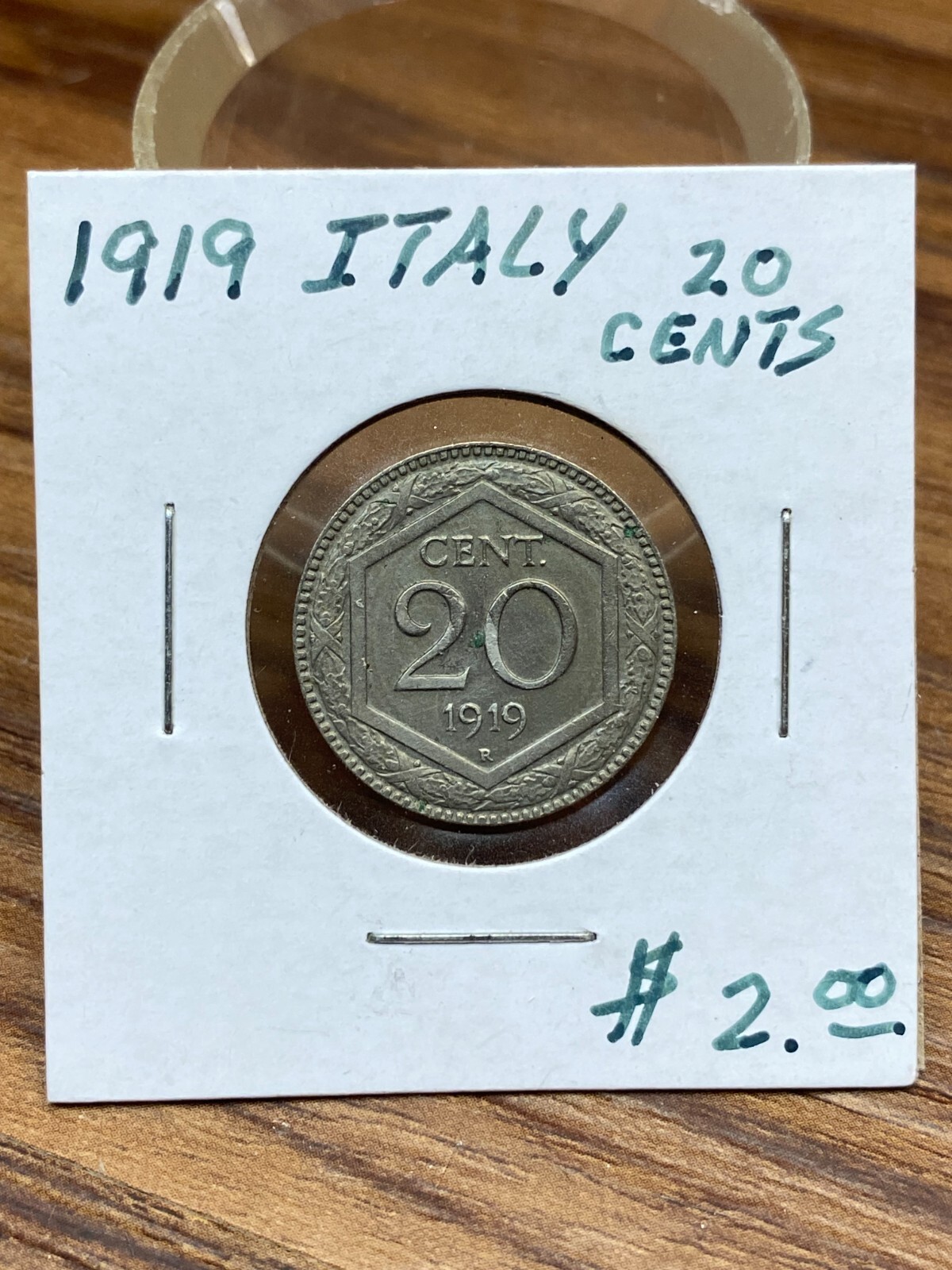 STORAGE UNIT FIND 1919 Italy 20 Cents Coin