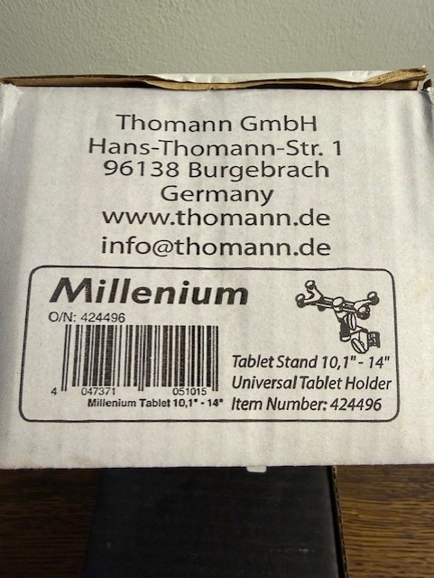 2 (2) Millenium Tablet Stand Holder 10-14” Universal iPad Mic Stand Mount