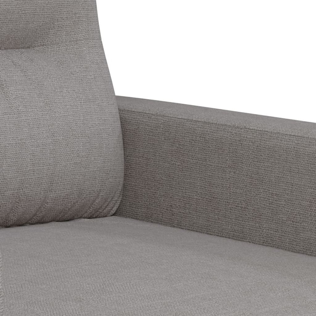Sofa Chair Light Gray 100% Polyester, Metal, Plywood 23.6 in wide