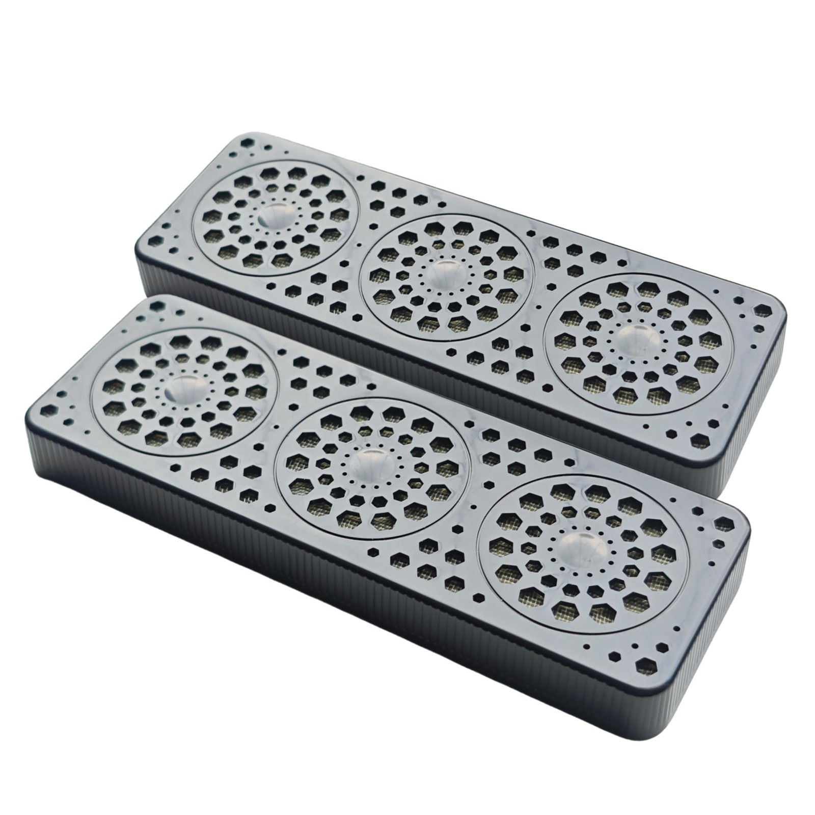 ZrCoin Cigar Humidifier,2-Pack Black Rectangle,Cigar 6.5"×2.4"×0.6",