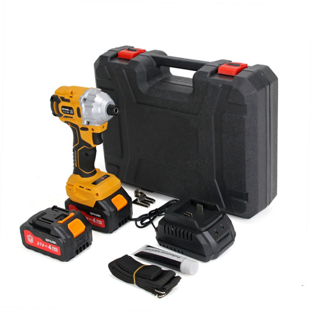 21V Cordless Drill Driver High Power Electric Drill Set 320N.m with 2 Battery