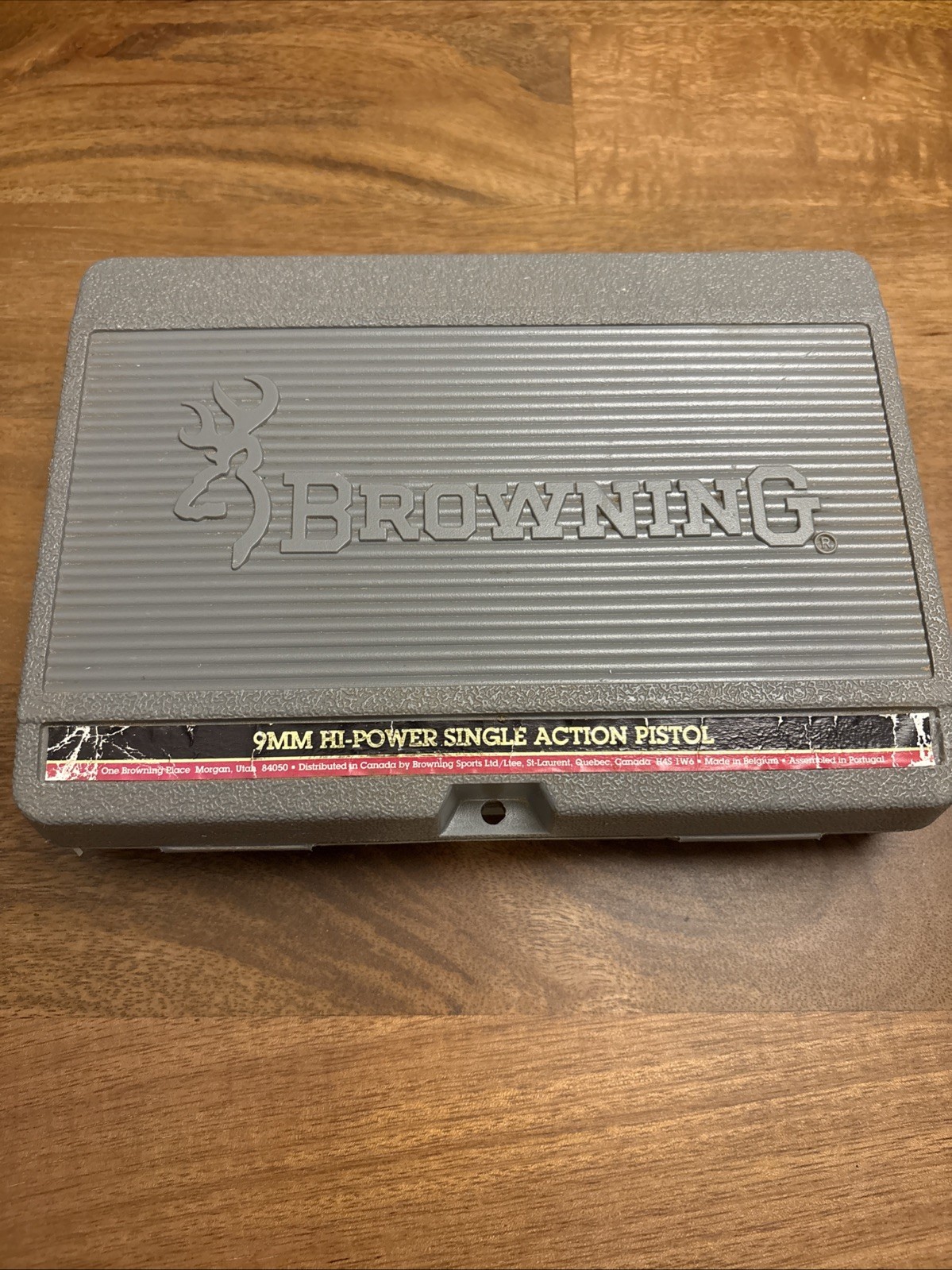 Browning Original Factory Hi Power 9mm Pistol Case Box Plastic 1994 High OEM