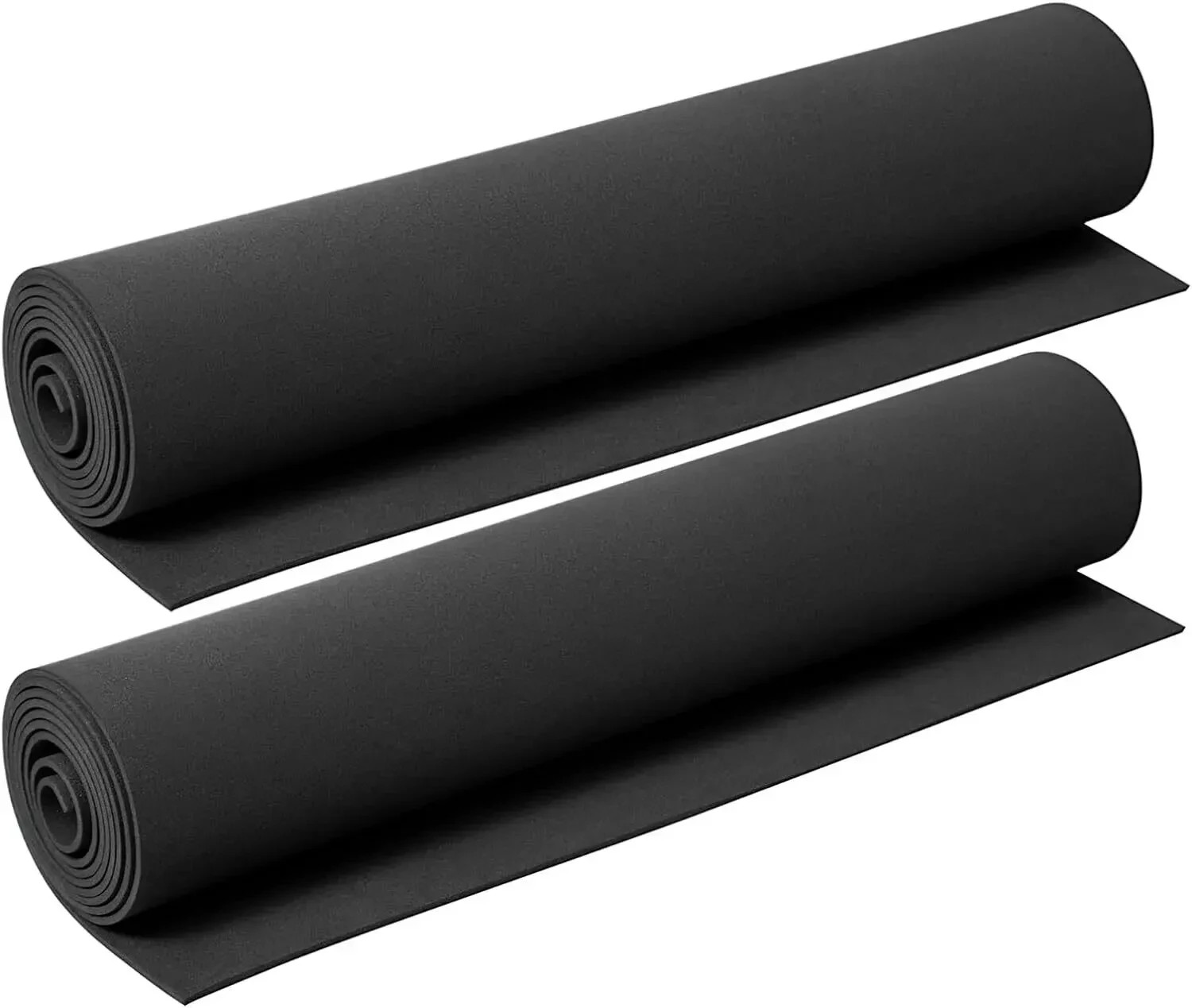 2 Pack EVA Foam 2mm Cosplay Foam Roll 16 x 59in Black Suitable for Large Foam