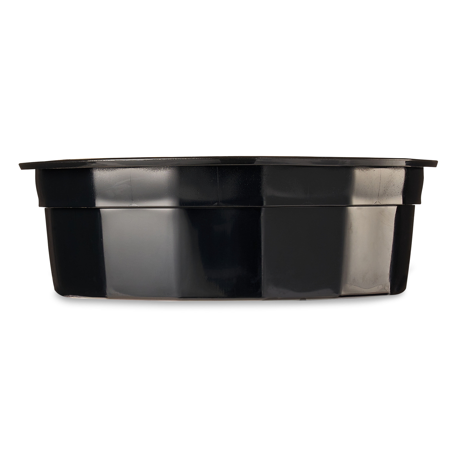 (2 pack) Large Crock Dog Bowl, Black