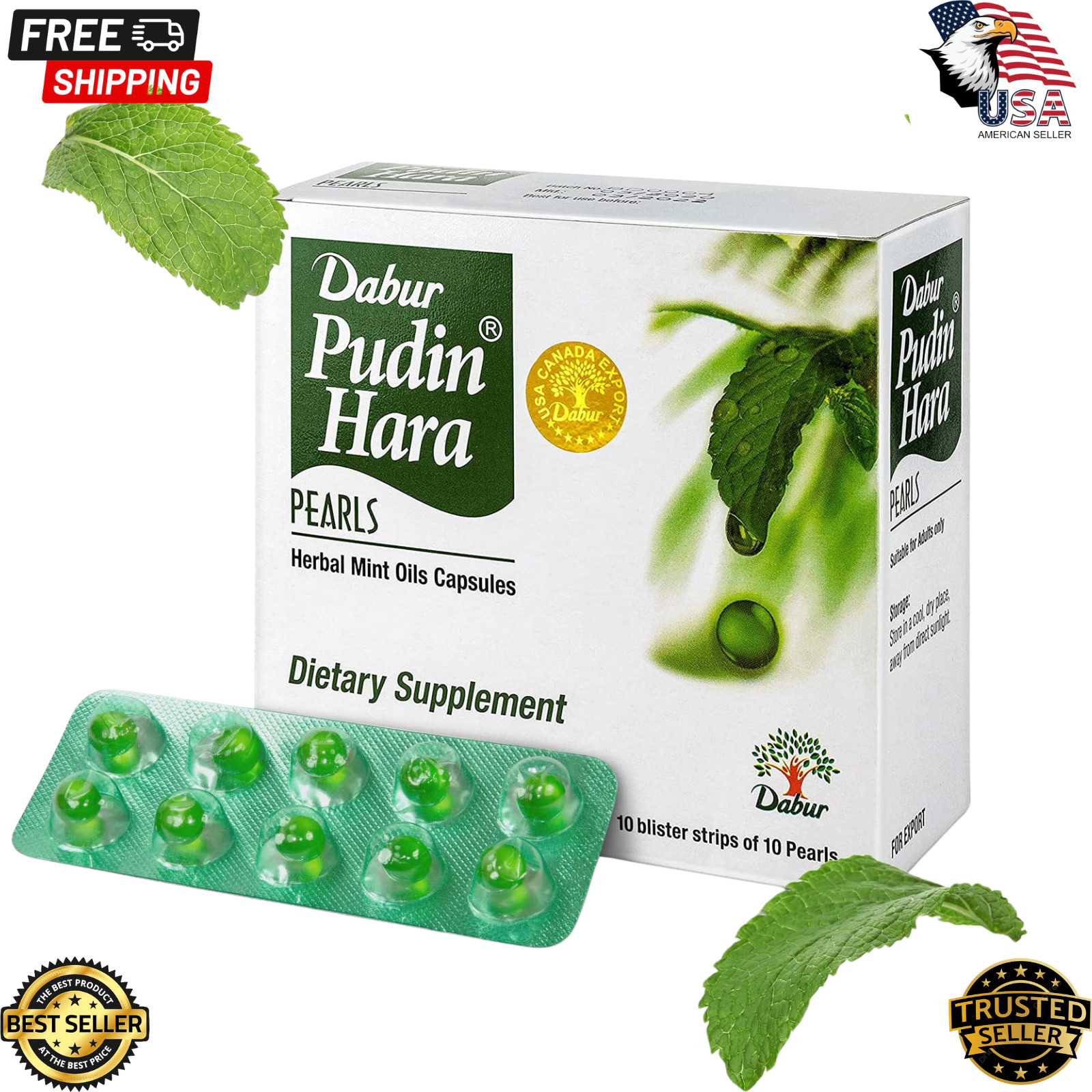 Dabur Pudin Hara Pearls Digestive Relief for Gas & Indigestion Daily Care
