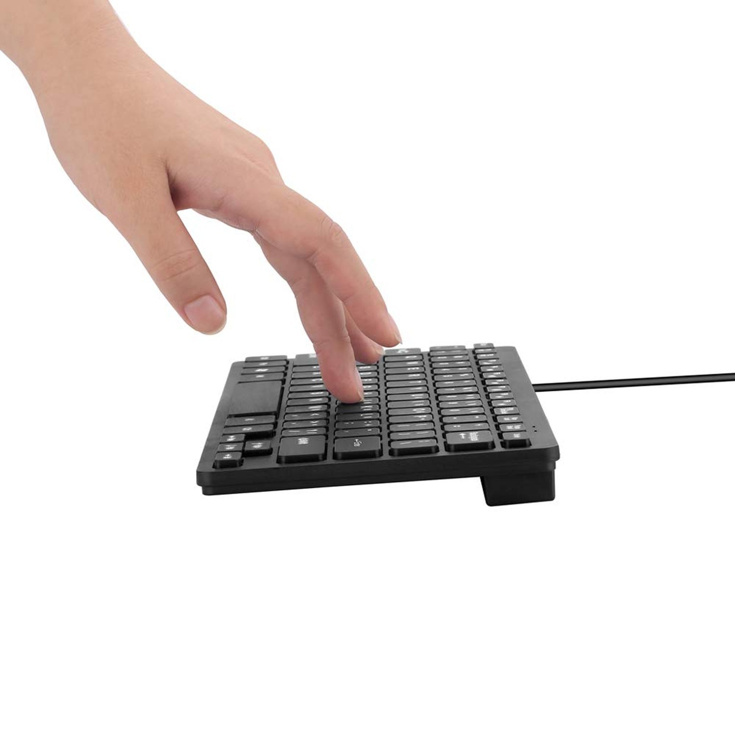 MCSaite Wired Mini Keyboard and Mouse Combo - with Keyboard Cover USB 60% Key...