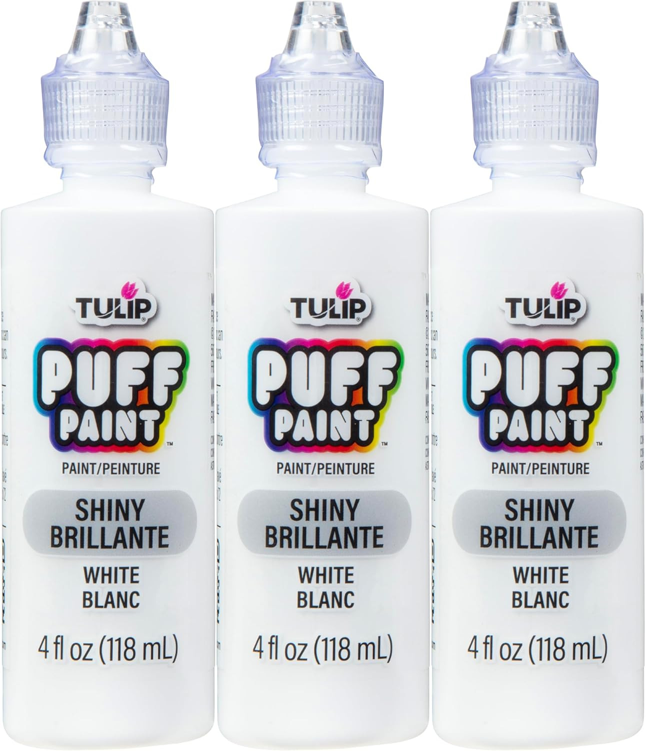 Puff Paint Slick White 4 Fl Oz (Pack of 3)