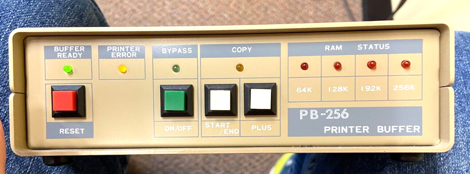 VINTAGE PB-256 PRINTER BUFFER