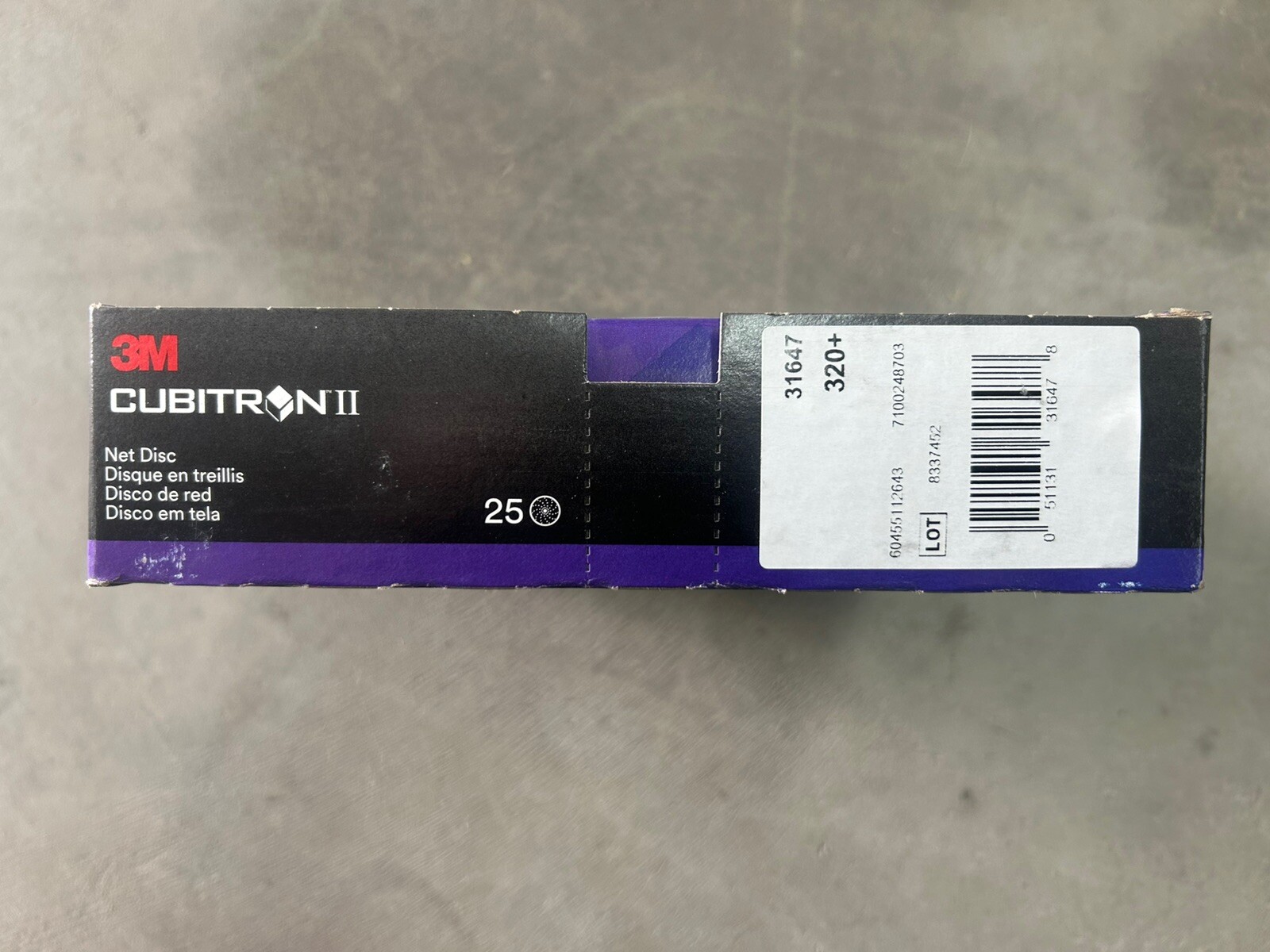 Cubitron II 31647 Sanding Abrasive Disc 320+, 25 ea
