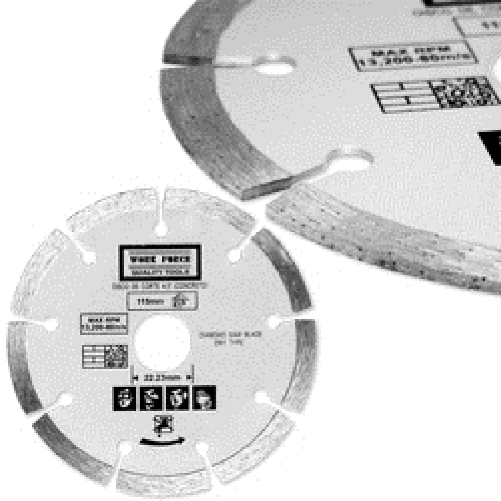 5 SEGMENTED DIAMOND 7-1/4 BLADE FITS BOSCH CIRCULAR SAW CUT CONCRETE PAVER TILE