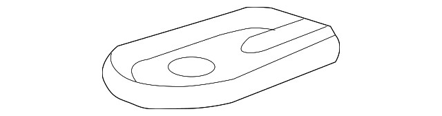 Genuine GM Radiator Lower Bracket 42511914