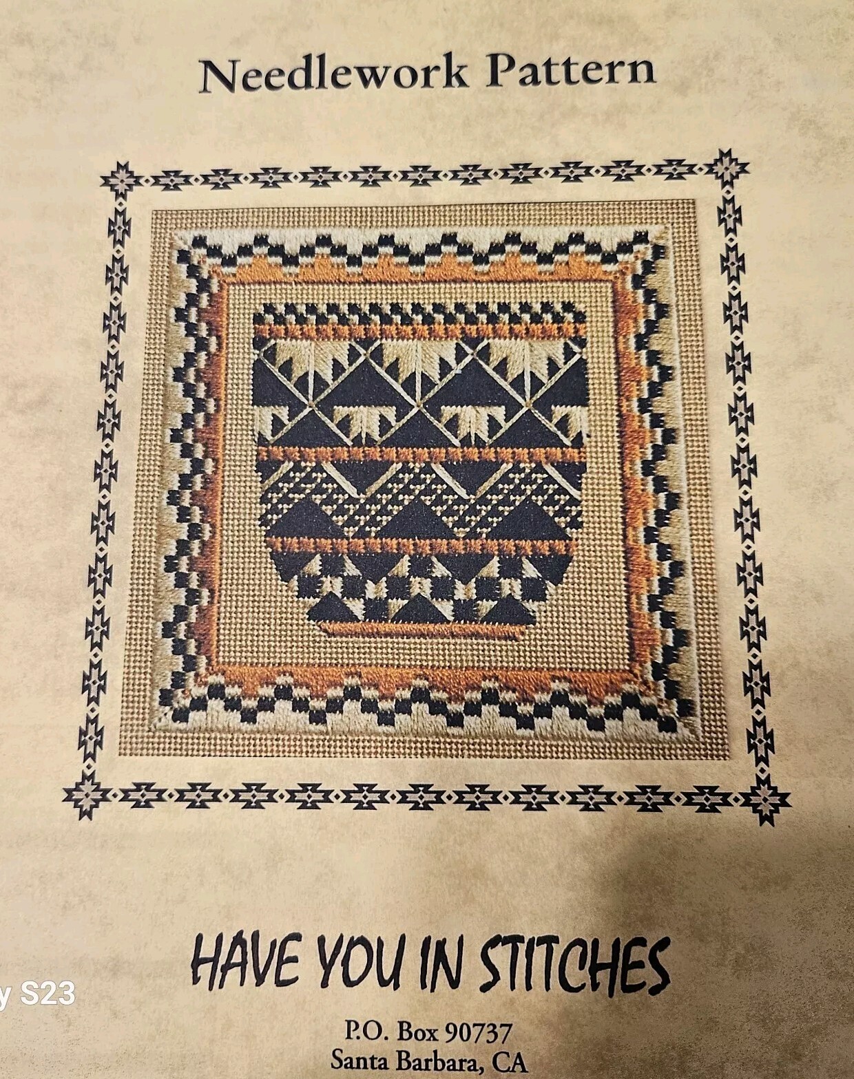 Have You In Stiches Indian Basket 1 Needlework Pattern