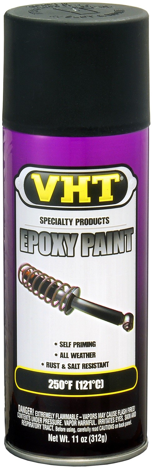 VHT SP652 VHT Epoxy All Weather Paint Satin Black 11 oz. Nerf Bars Frame