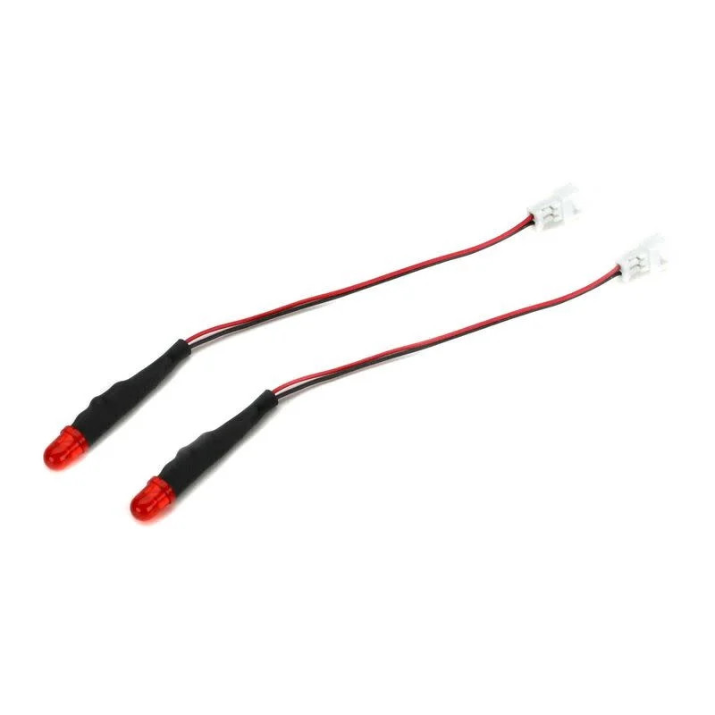 EFLA607 E-Flite Red LED Flashing (2): Universal Light Kit