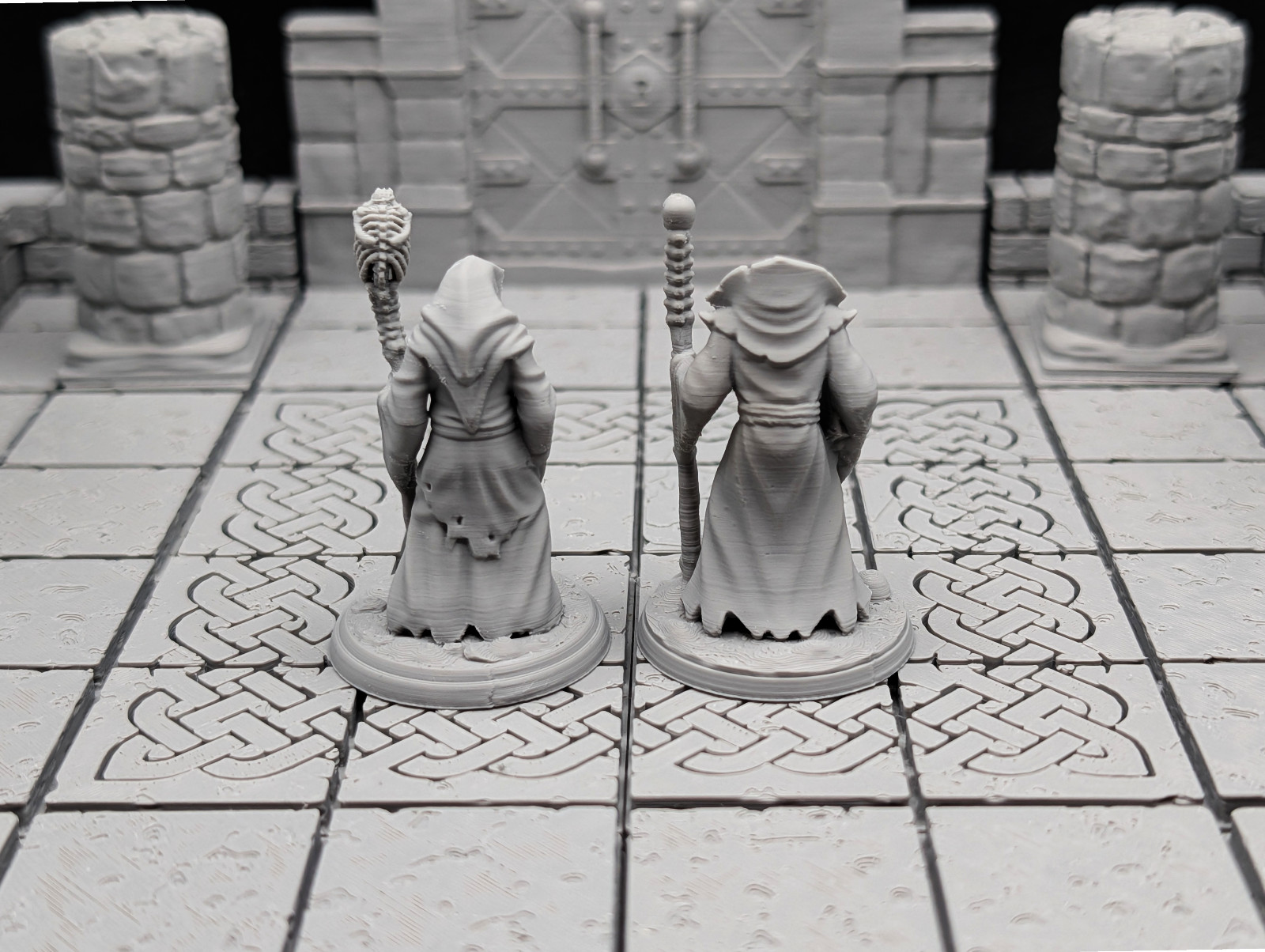 Necromancers and Constructs Miniature Set for Painting DnD Tabletop RPG