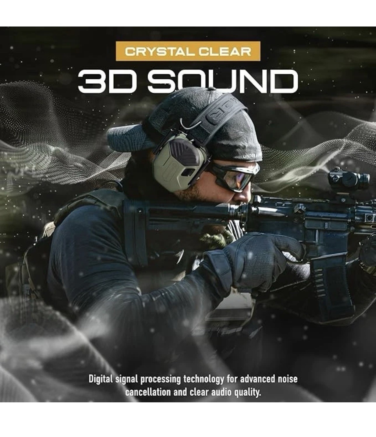 Earmor Sport Shooting Electronic Ear Muffs M300A-CB