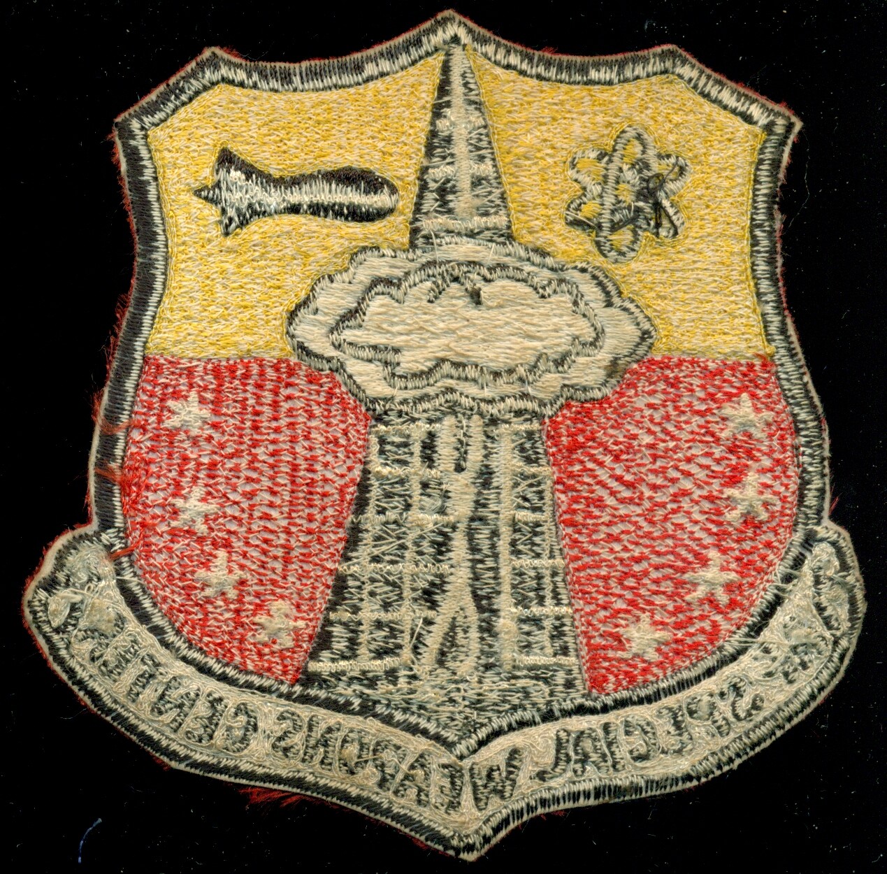 USAF Special Weapons Center Nuclear AFSWC V-2 Patch Q-6
