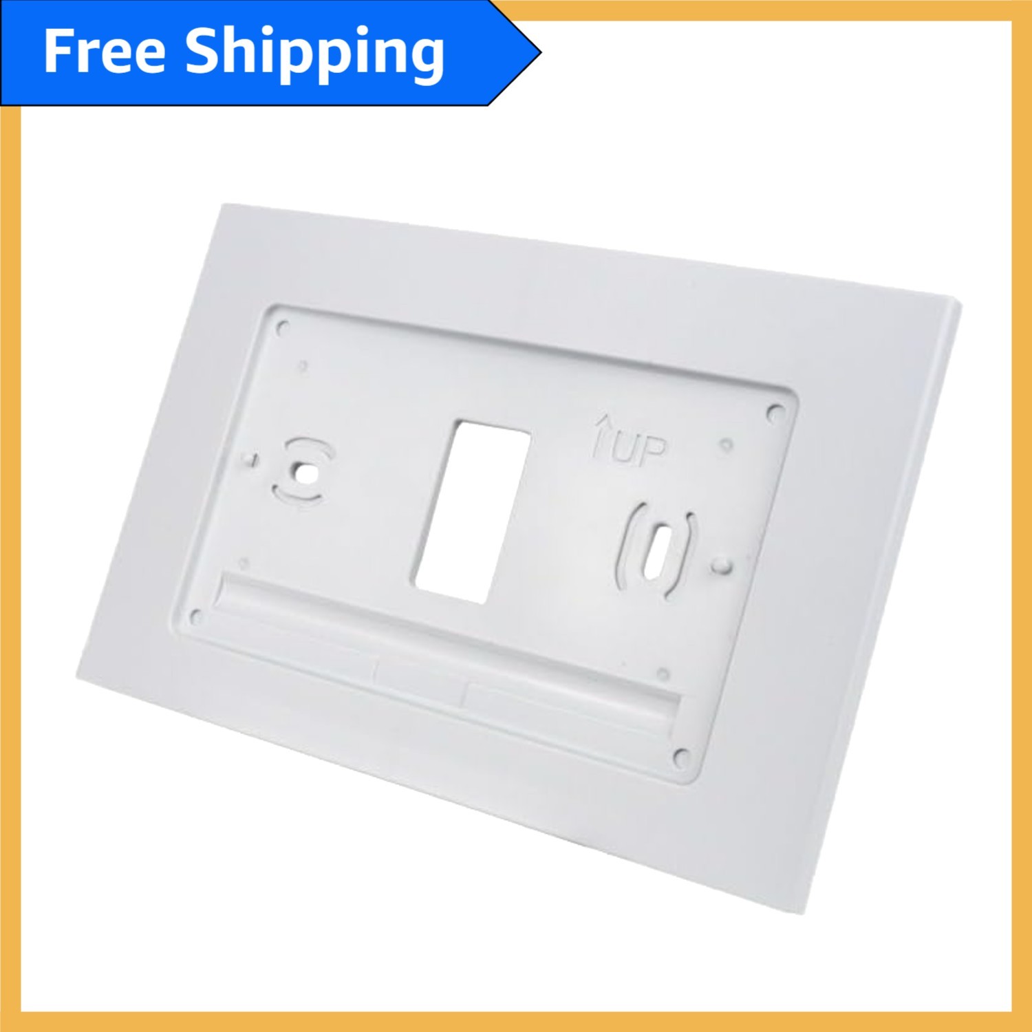 Stylish White-Rodgers Wall Plate for Sensi Thermostats - Programmable & Modern