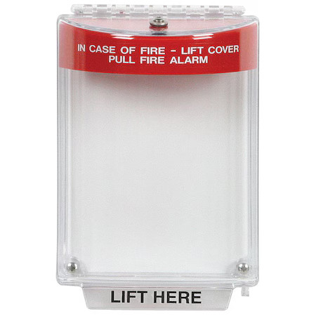 Safety Technology International Sti-13010Fr Pull Station Guard, Polycarbonate,