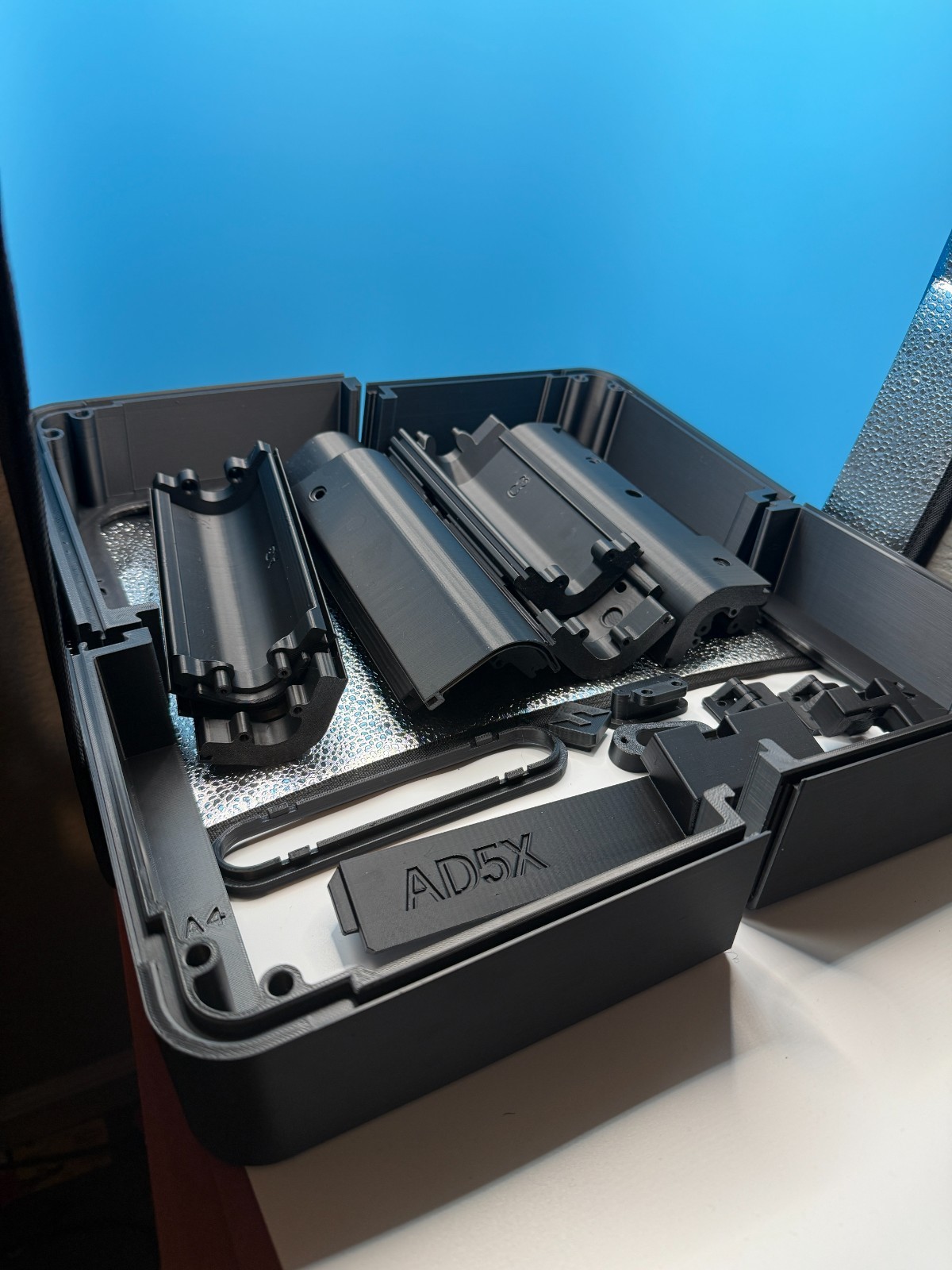 Flashforge ad5x Enclosure Printed Parts - Matte Black PETG