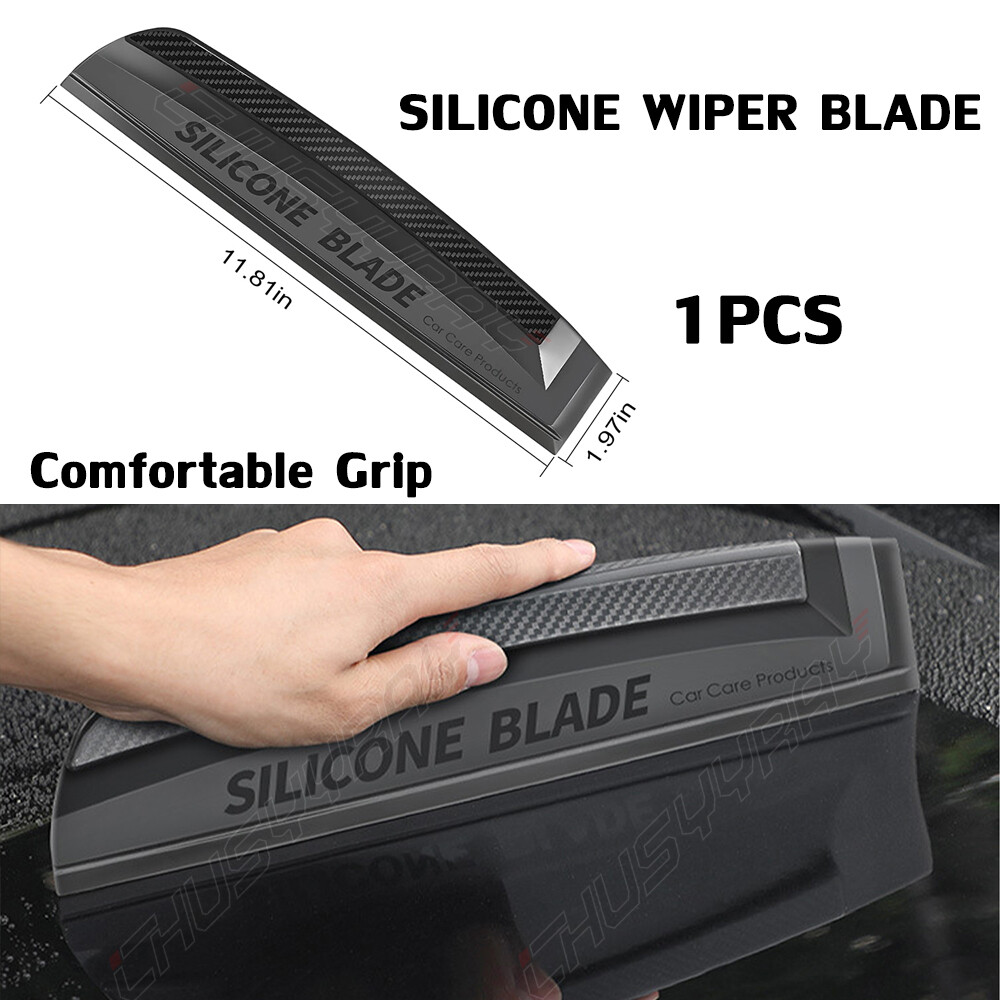 Non-Scratch Flexible Silicone Handy Squeegee Car Wrap Tools Water Window Wiper