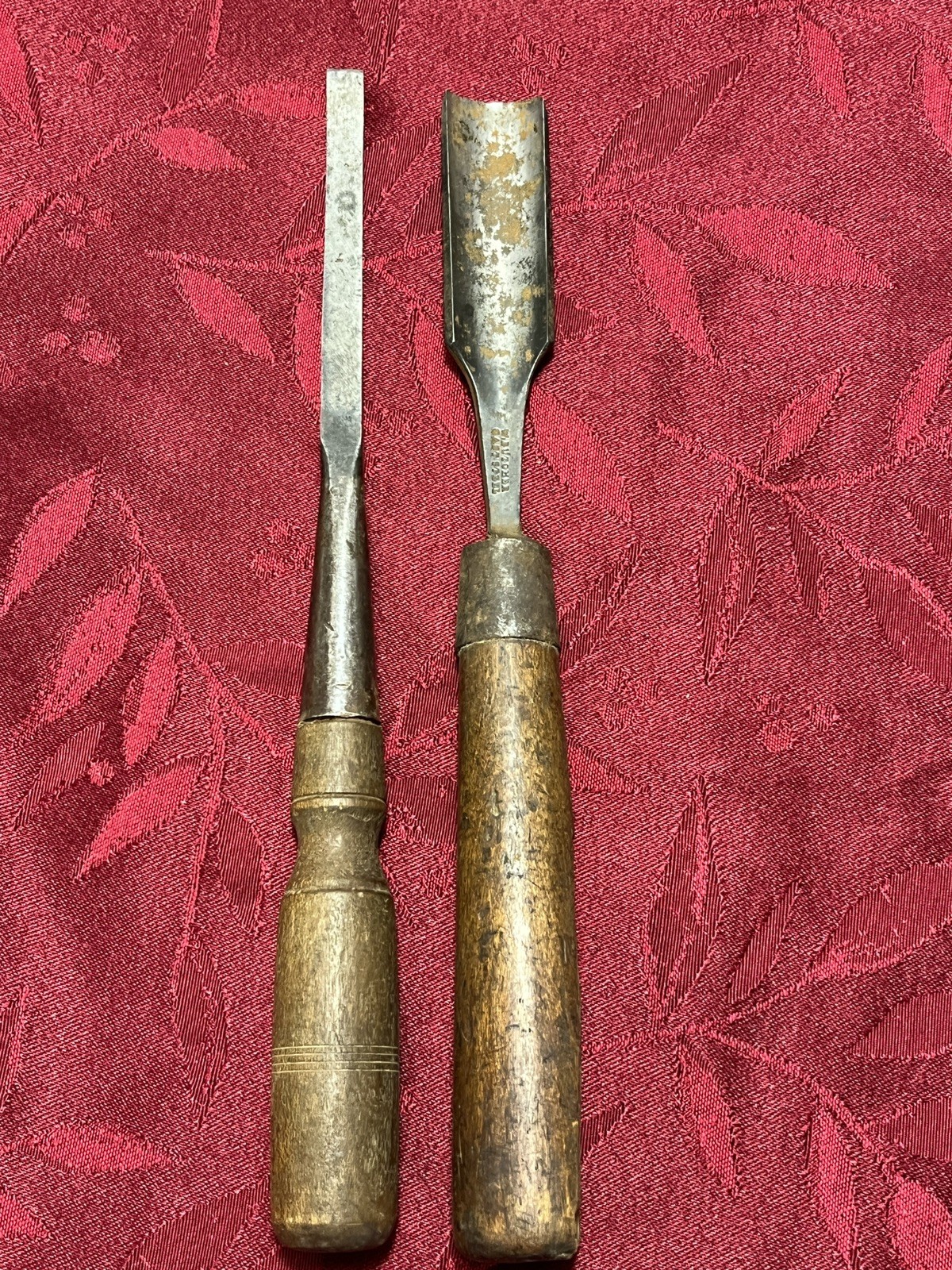 Lot of 2 Vintage Chisels (1) Buck Bros. and (1) W. Butcher Cast Steel