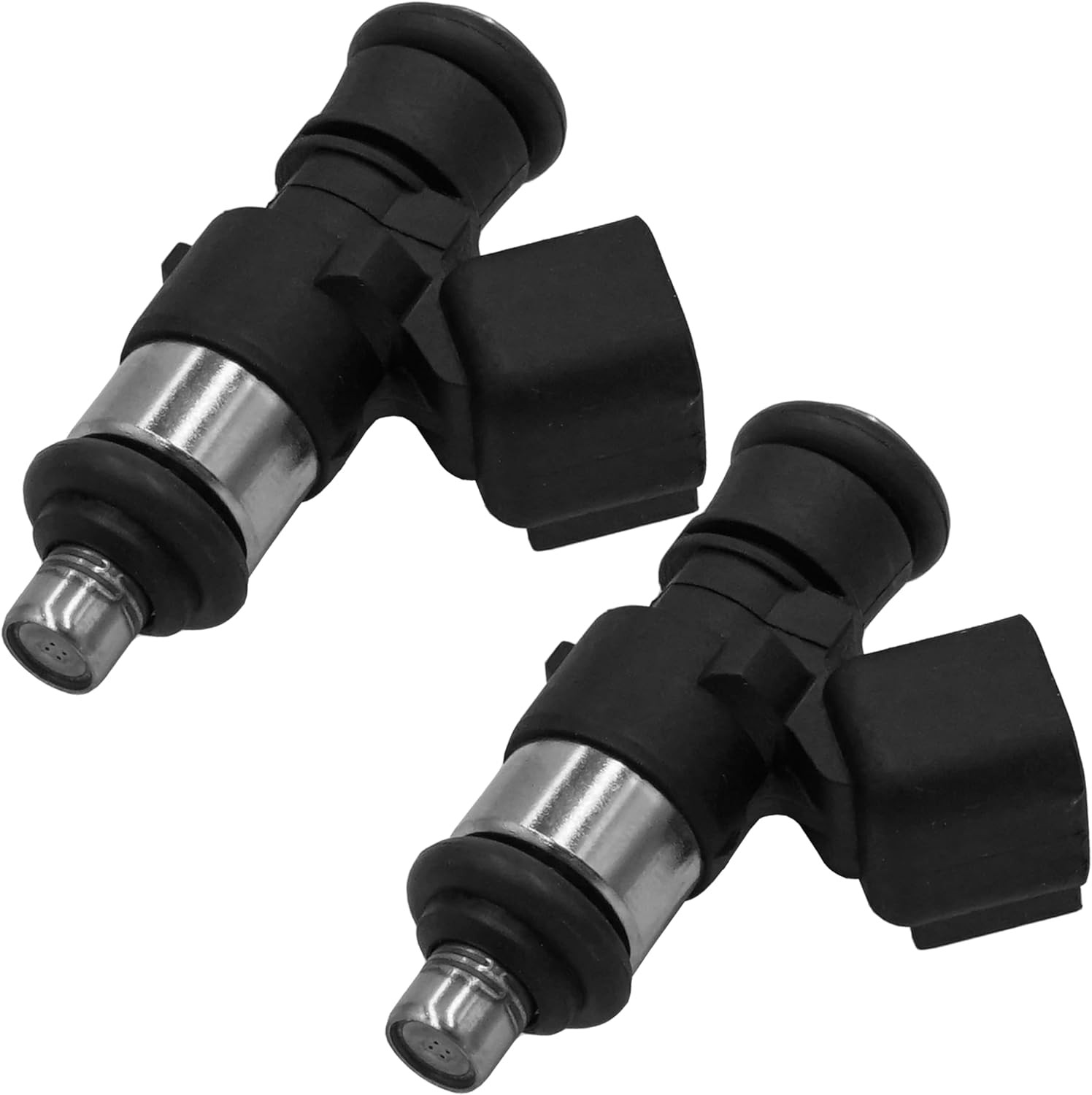 Caltric 2 Fuel Injector Compatible with Polaris Ranger Xp 900 2013 2014 Black