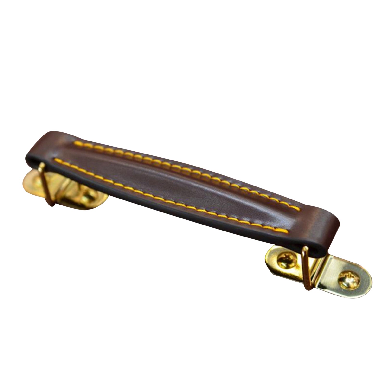 1Pc Guitar Leather Handle w/ Fitting For Marshall Amp AS50D AS100D Coffee