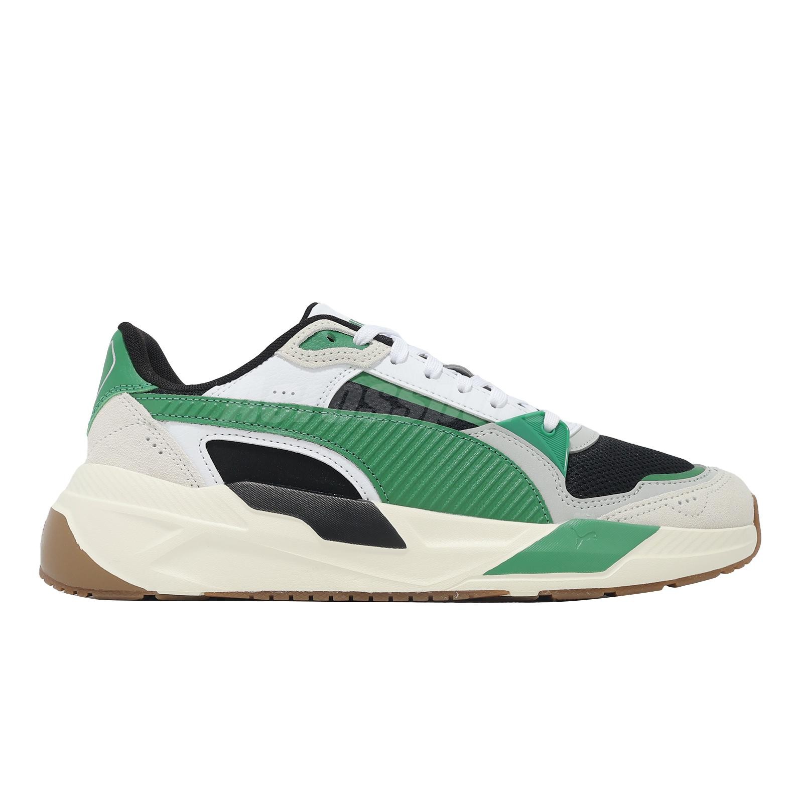 Puma Trinity 2 Black Archive Green White Men Lifestyle Casual Shoes 400230-03